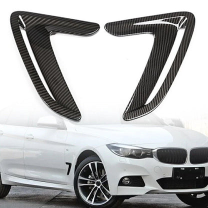 Black Side Body Marker Fender Air Wing Vent Trim for BMW 3 Series GT (2013-2017)