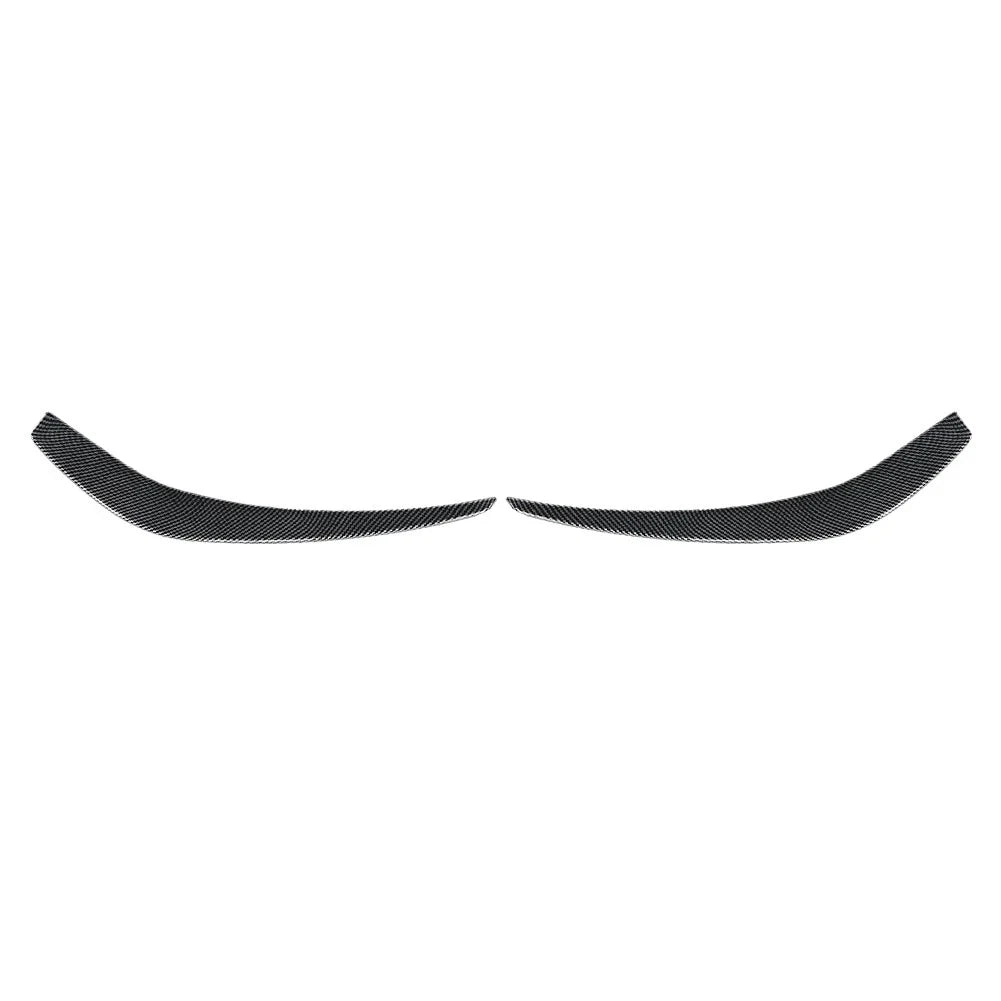 Carbon Fiber Black Front Bumper Side Air Vent Trims for Benz A Class (13-15)