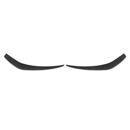 Carbon Fiber Black Front Bumper Side Air Vent Trims for Benz A Class (13-15)