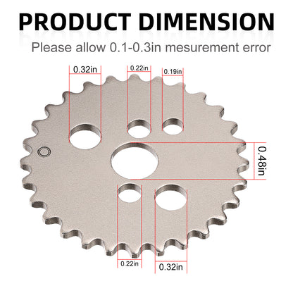 Camshaft Sprocket & Timing Chain for Honda XR80R CRF80F (2000–2013)