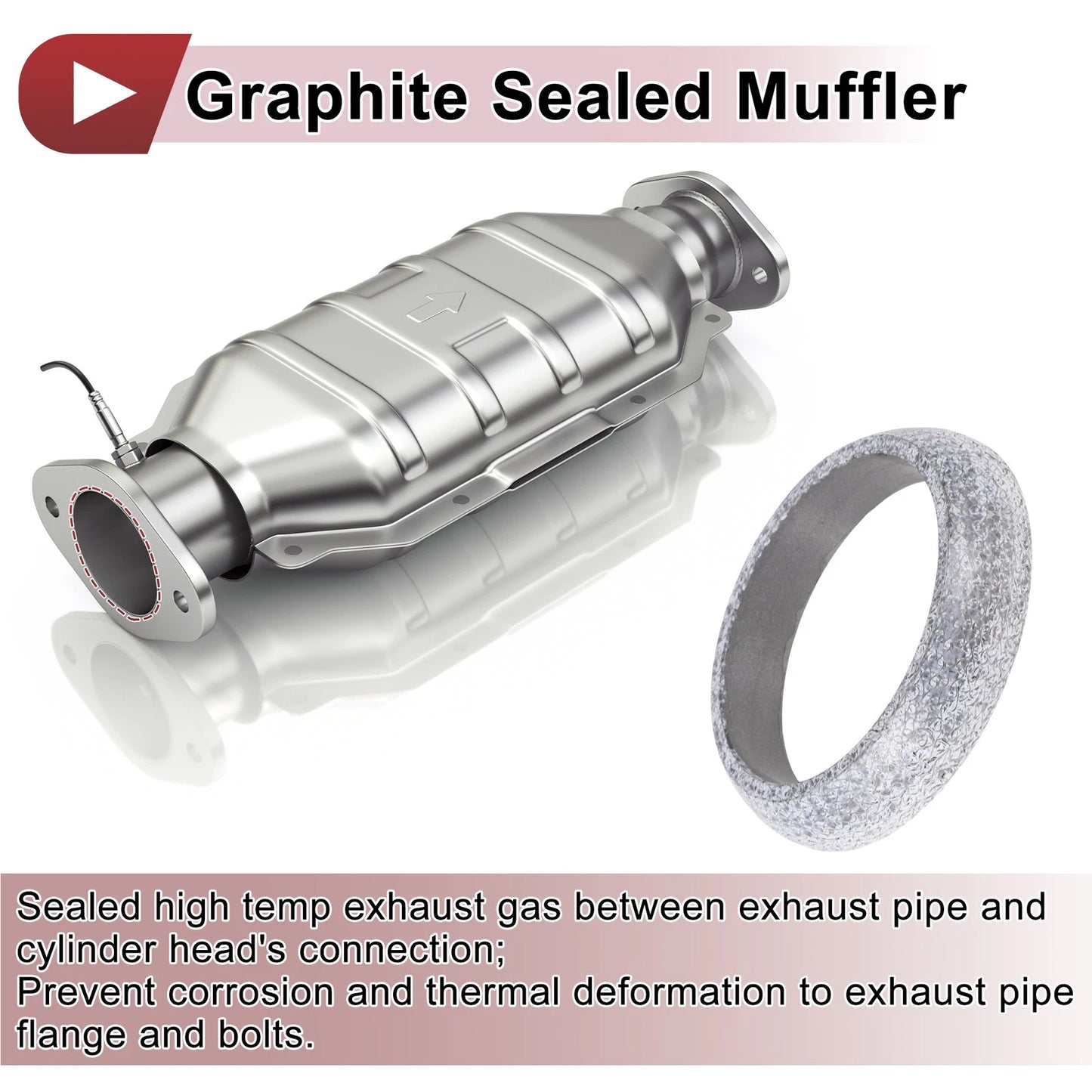Exhaust Manifold Gasket   - 60mm, Graphite