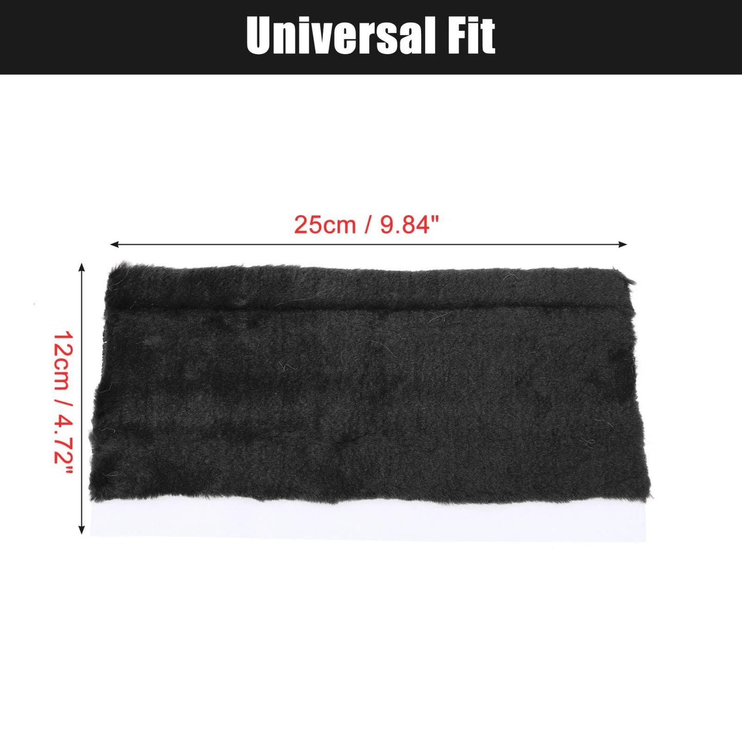 2X Seat Belt Pads for Universal Cars (Black)