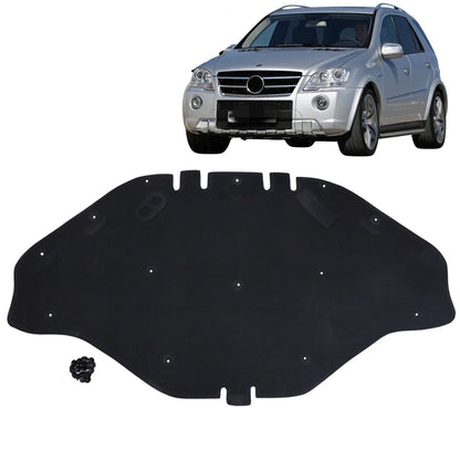 Hood liner panel for Mercedes W166 GLE M insulation pad silencer clips