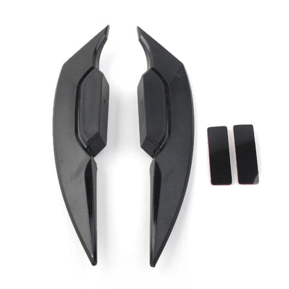 Fairing Winglets Side Spoiler Deflector Air Wing Kit Universal Pair Black