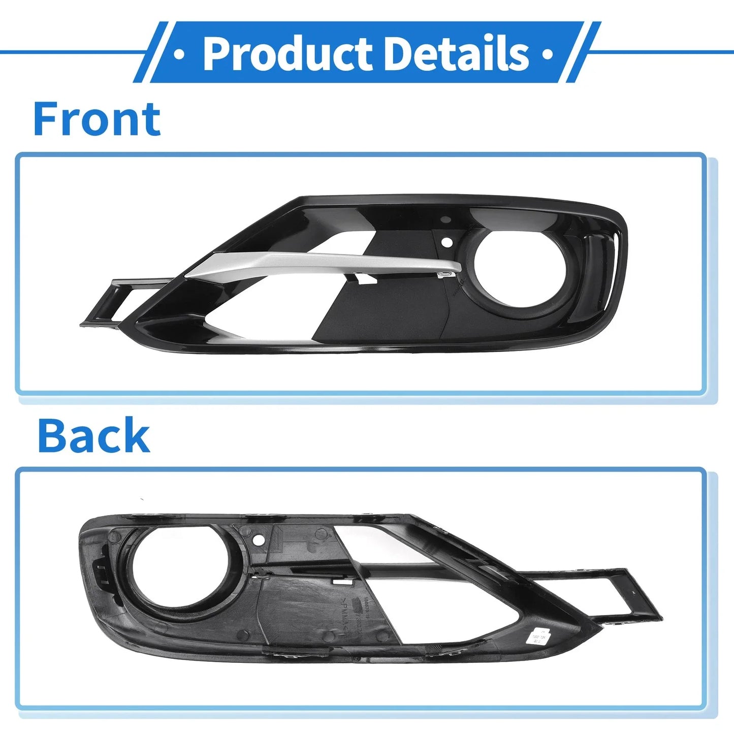 1 Set Front Left/Right Fog Light Grill for BMW 3 Series