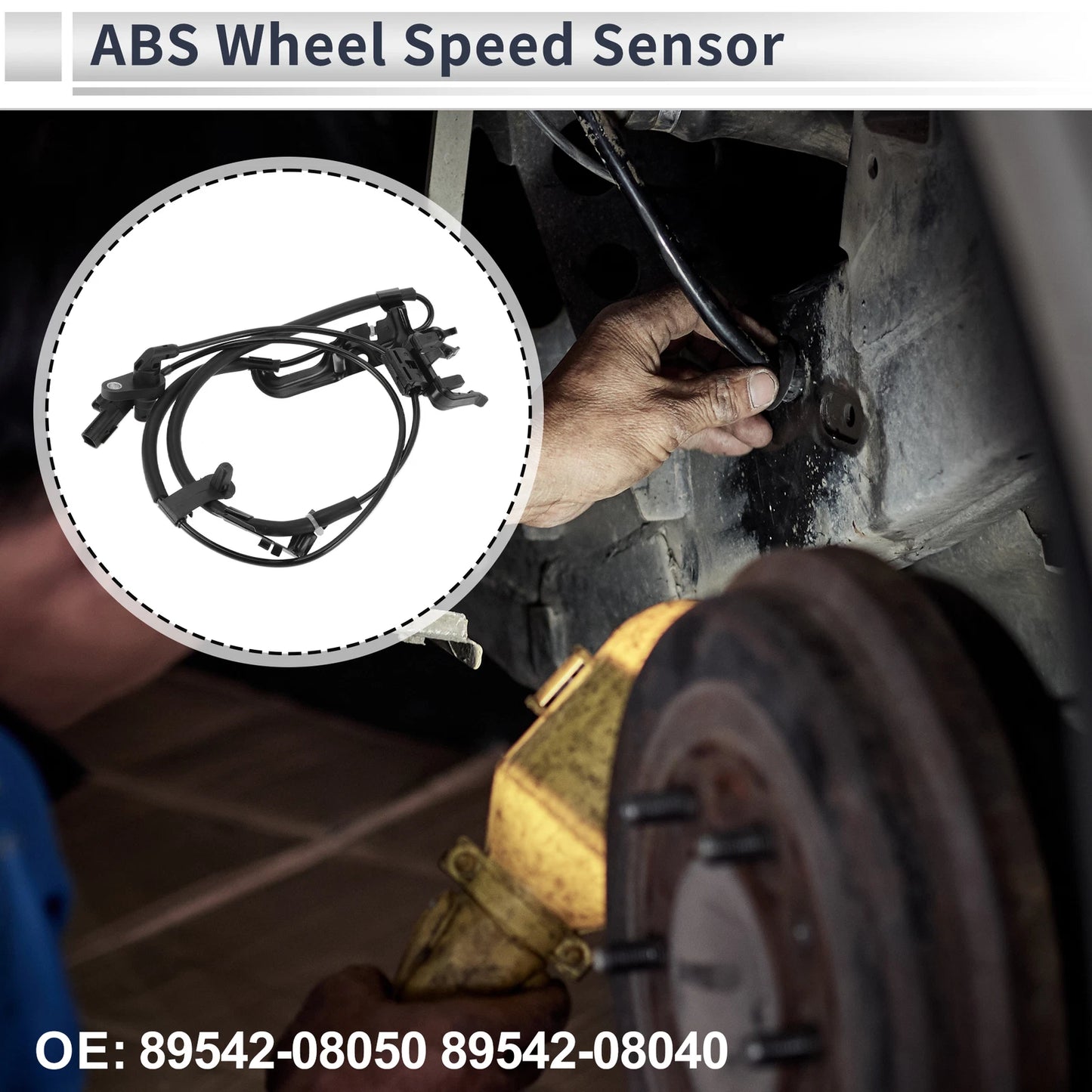ABS Wheel Speed Sensor No. 89542-08050 for Toyota Sienna (2011–2020)