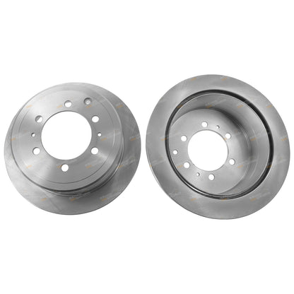2 Rear Disc Brake Rotors for Toyota Landcruiser (1992–1998)
