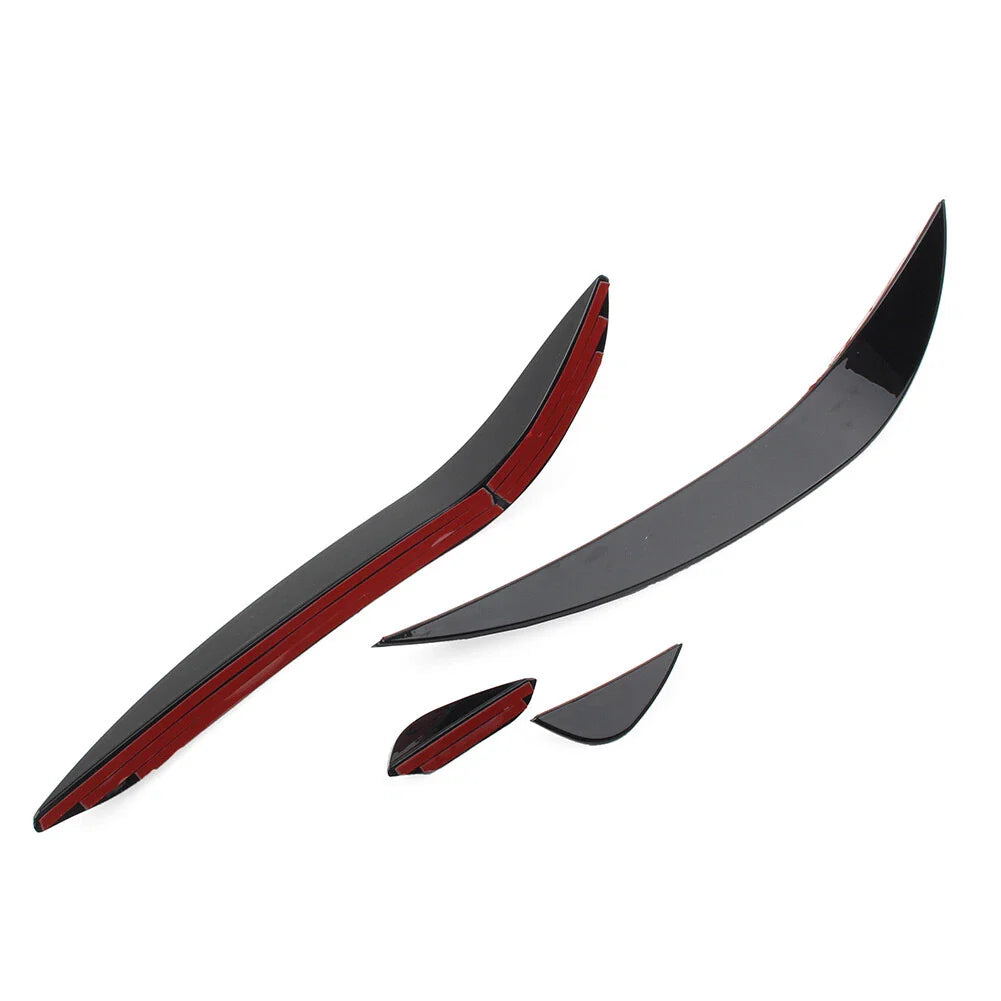 Front Bumper Lip Splitter Spoiler Trim for VW Golf 6 MK6 (2009-2013)