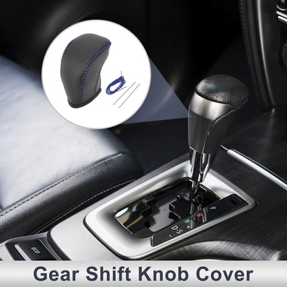 1 Pc Gear Shift Knob Cover for Toyota Tacoma (2016–2022) Black Blue