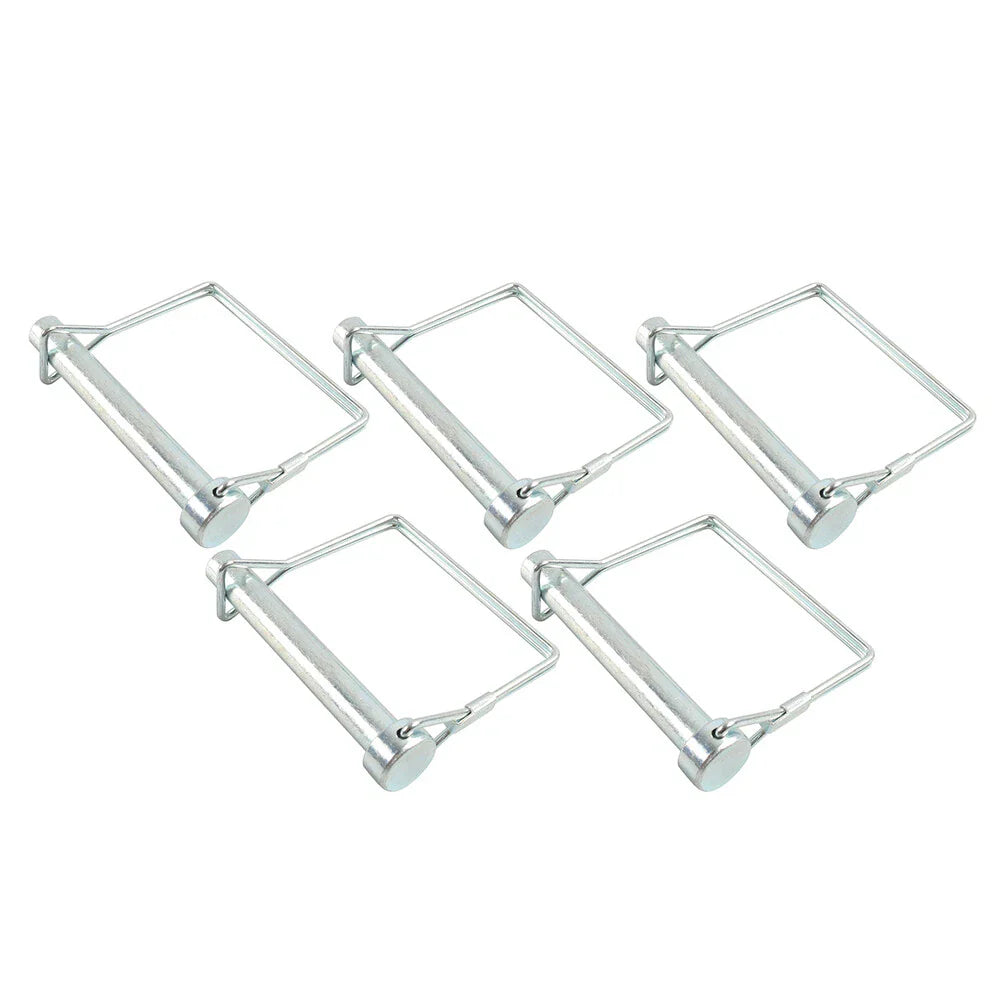 5 x Shaft Lock Pin Trailer Tow Coupler Safety Snap Locking Pin w/ Rope