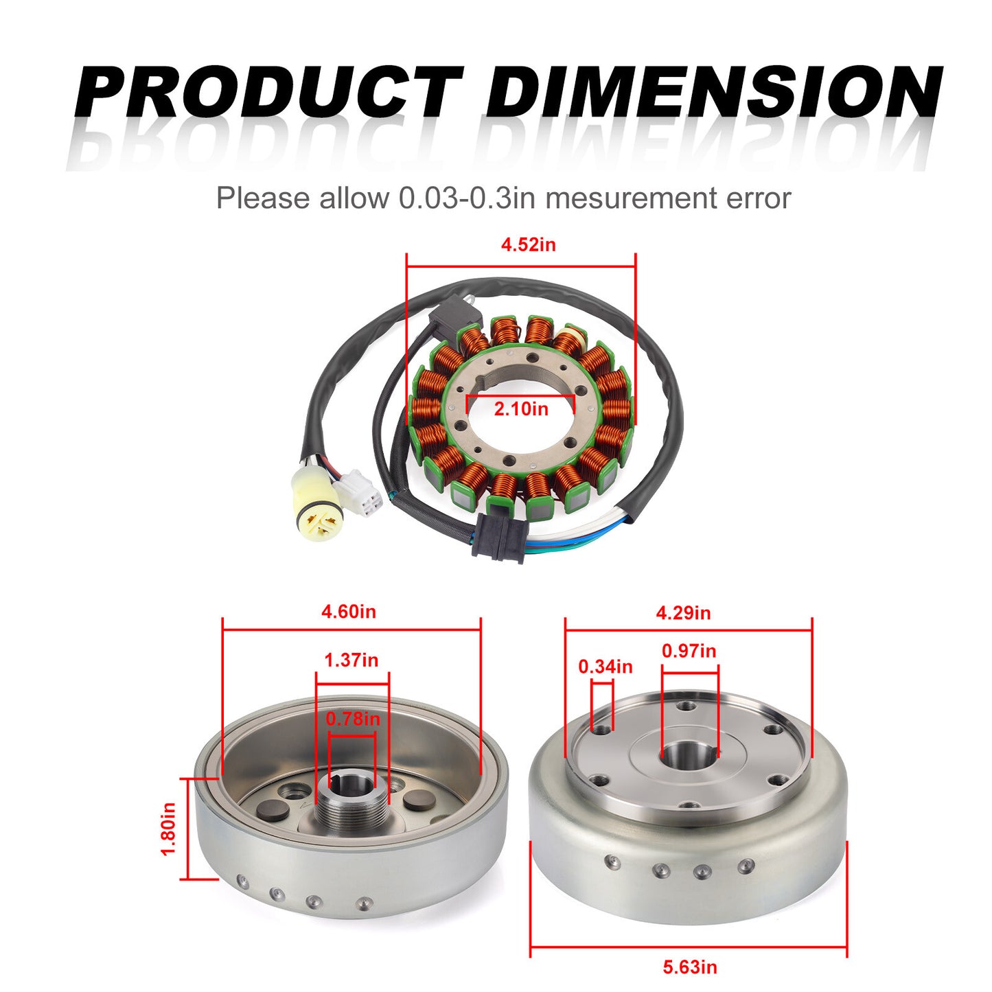 Stator & Flywheel Set for Yamaha Rhino 660 (2004–2007)