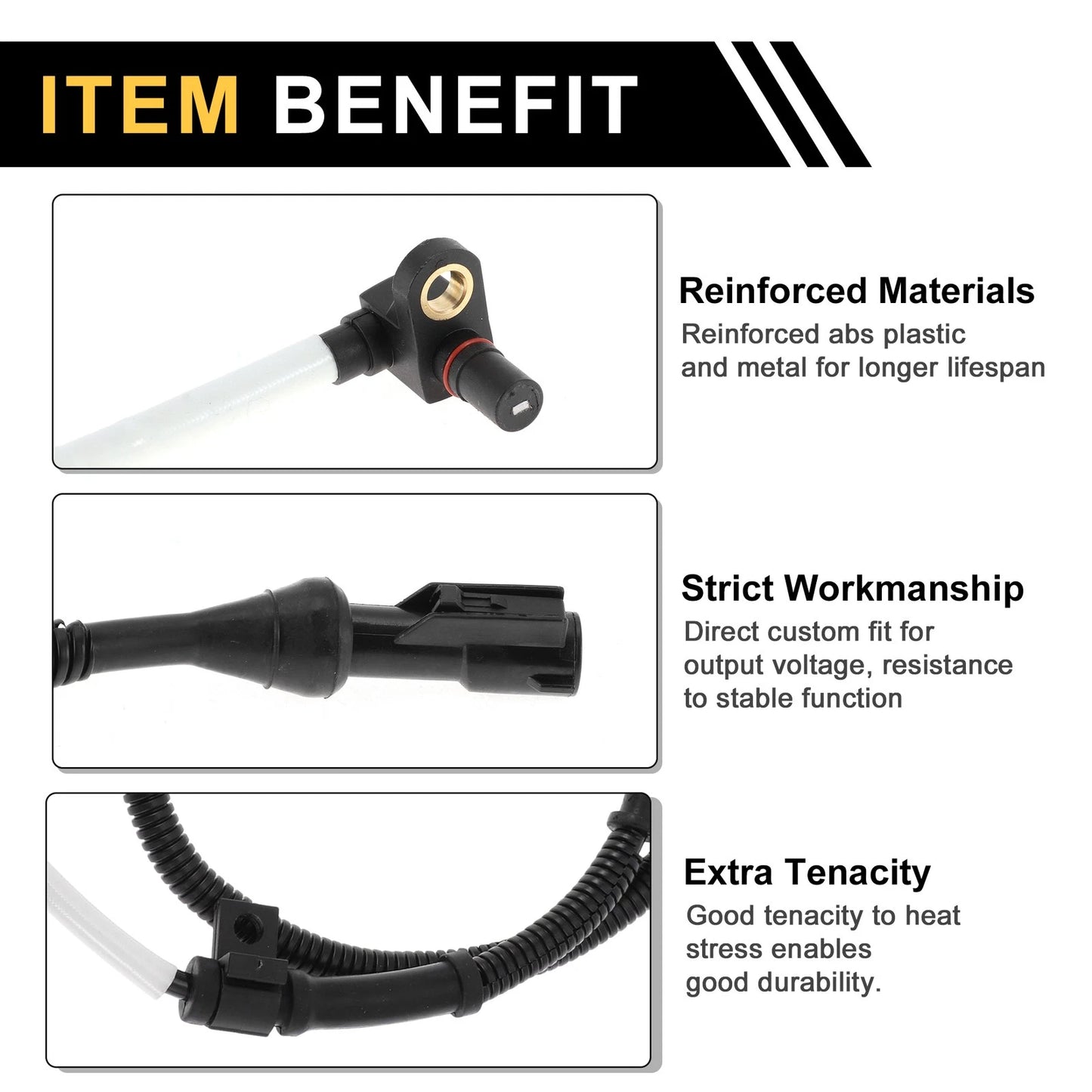 ABS Wheel Speed Sensor F65Z2C204DB for Ford F-150 (1997–2003)