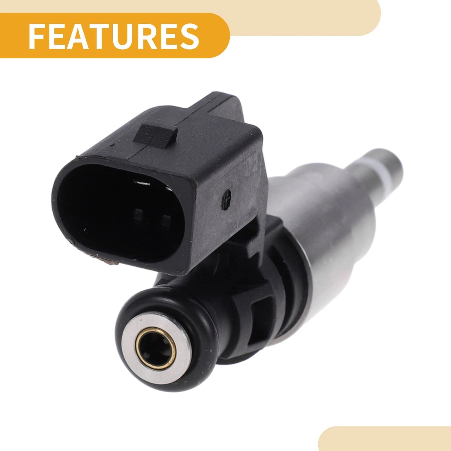 1 Pc Fuel Injector No.03C906036A/0261500016 for Audi A3 1.6L (2003–2007)