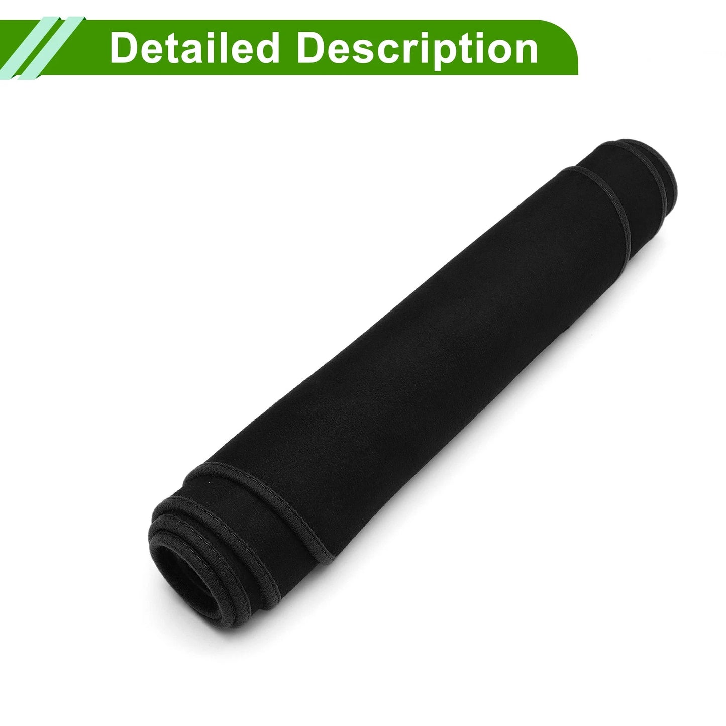 Dashboard Cover Mat for Volvo S60/V60/XC60 (2018–2022) Sun Protector Black