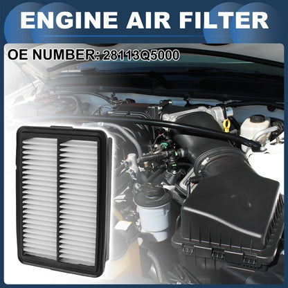 Car Engine Air Filter No. 28113Q5000 for Kia Seltos (2021–2024)