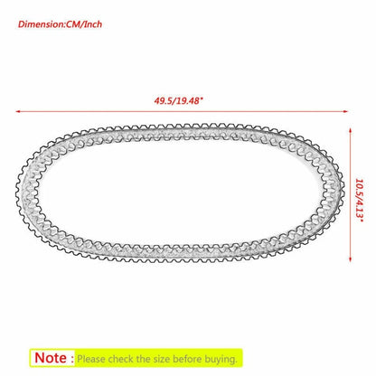 Drive Belt for Yamaha Snowmobile Bravo, Enticer, Exciter, Phazer (A)