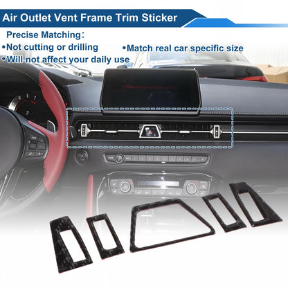 Air Condition Outlet Vent Trim Cover Frame for Toyota Supra A90 (2020–2023)