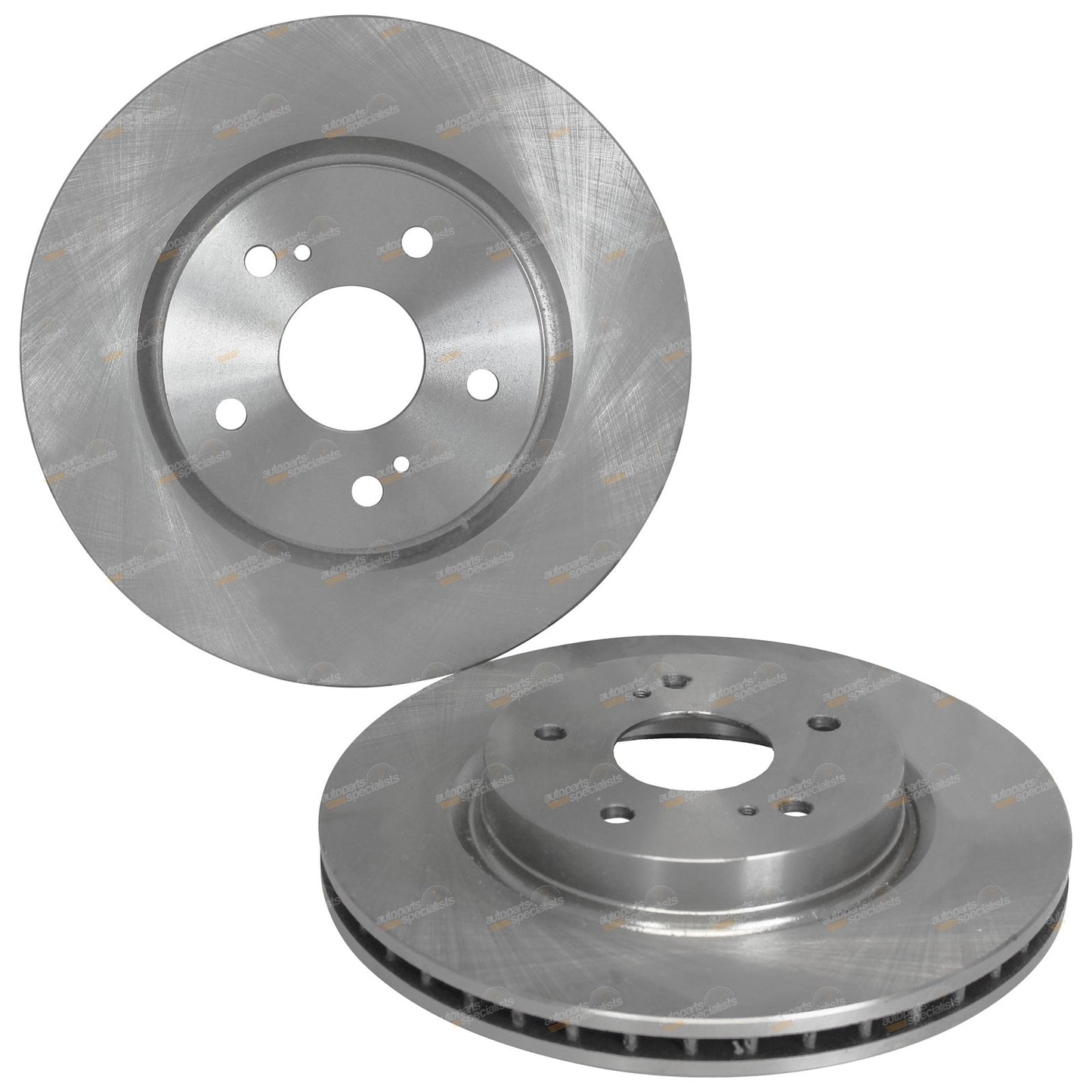 2 Front Disc Brake Rotors for Suzuki Grand Vitara (2005–2014)