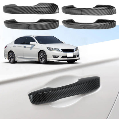 Door Handle Cover Protector for Honda Civic Accord (2023–2025) Carbon Fiber Black
