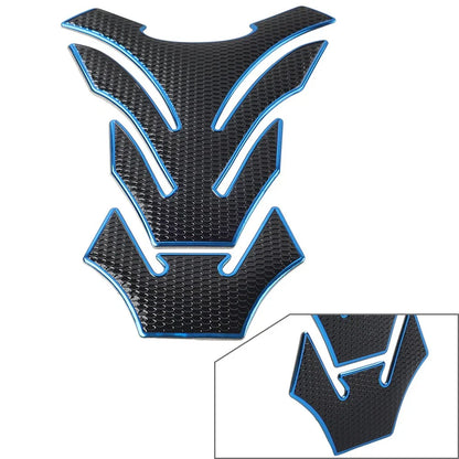 Blue Motorcycle Fuel Tank Pad Cover Guard Protector Decal Grip