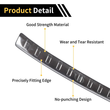 Rear Bumper Topper for Honda Odyssey 2019-2025 Silver Tone 1 x Piece
