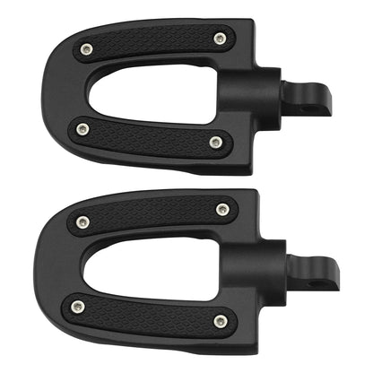 Matte Black Footpegs for Harley Road King, Street Glide (2009-2023)