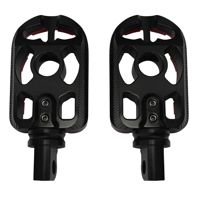 10mm Footpegs Footrests for Harley Touring Road Street Glide Softail