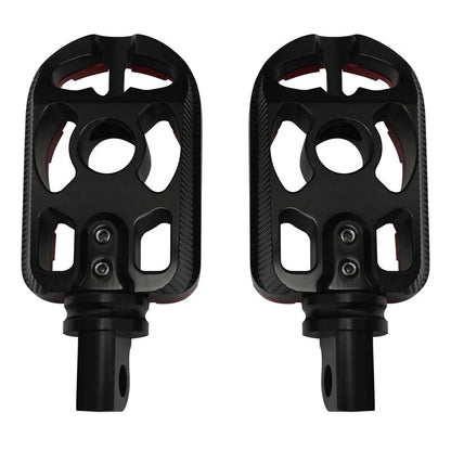 10mm Footpegs Footrests for Harley Touring Road Street Glide Softail