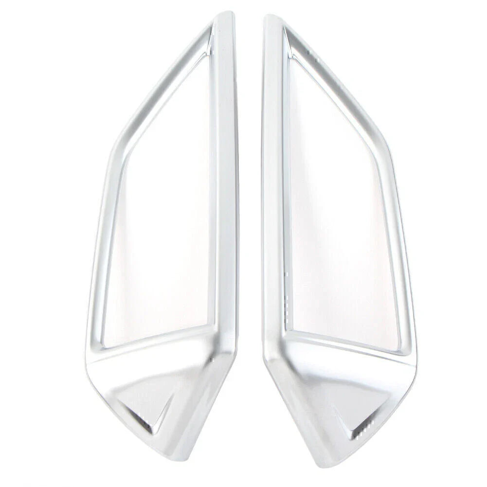 Matte Silver Front Middle Air Vent Covers for Subaru Forester (2019-2022)