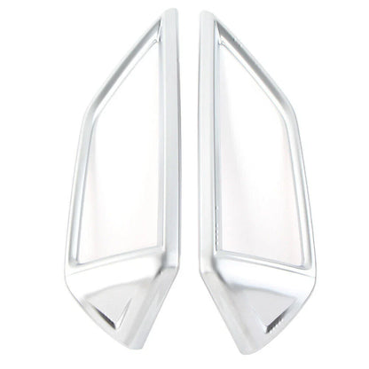 Matte Silver Front Middle Air Vent Covers for Subaru Forester (2019-2022)