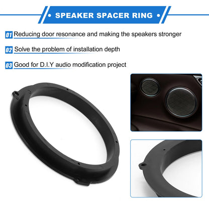 2X Speaker Spacer Ring for Ford Escape (6.5'' Tweeter)