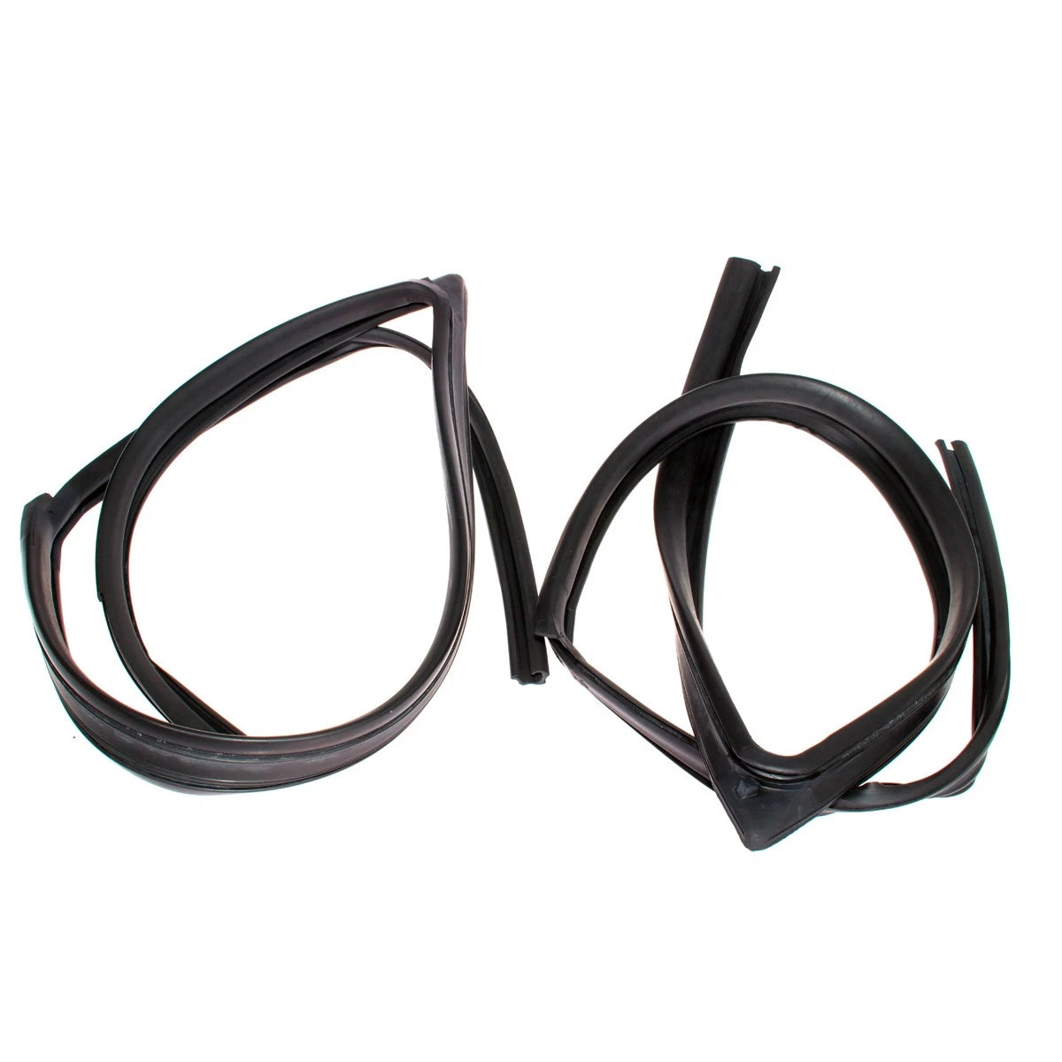 Set of 2 Front Door Glass Run Rubber Seals for Nissan Sentra B13 (1995–1999)