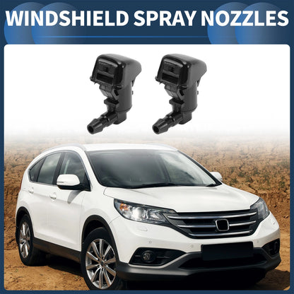 Set of 2 Front Windshield Washer Nozzles No.BT4Z17603A for Ford Edge (2015–2023)