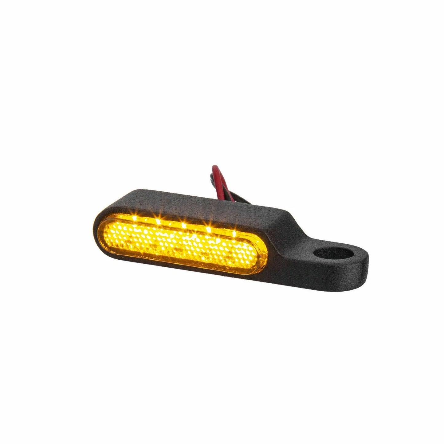 6 LED Mini Motorcycle Amber Blinker Lights for Turn Signal 12V