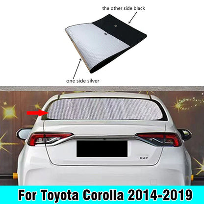 Rear Windshield Sunshade Cover for Toyota Corolla (2014–2019)
