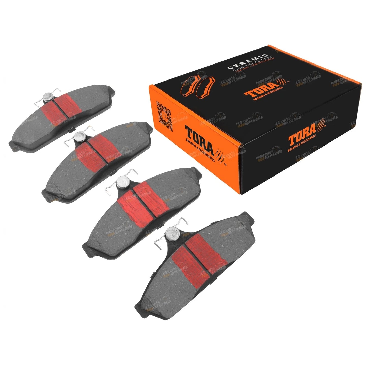 Set of 4 Front Disc Brake Pads for Mitsubishi Sigma (1980–1987)