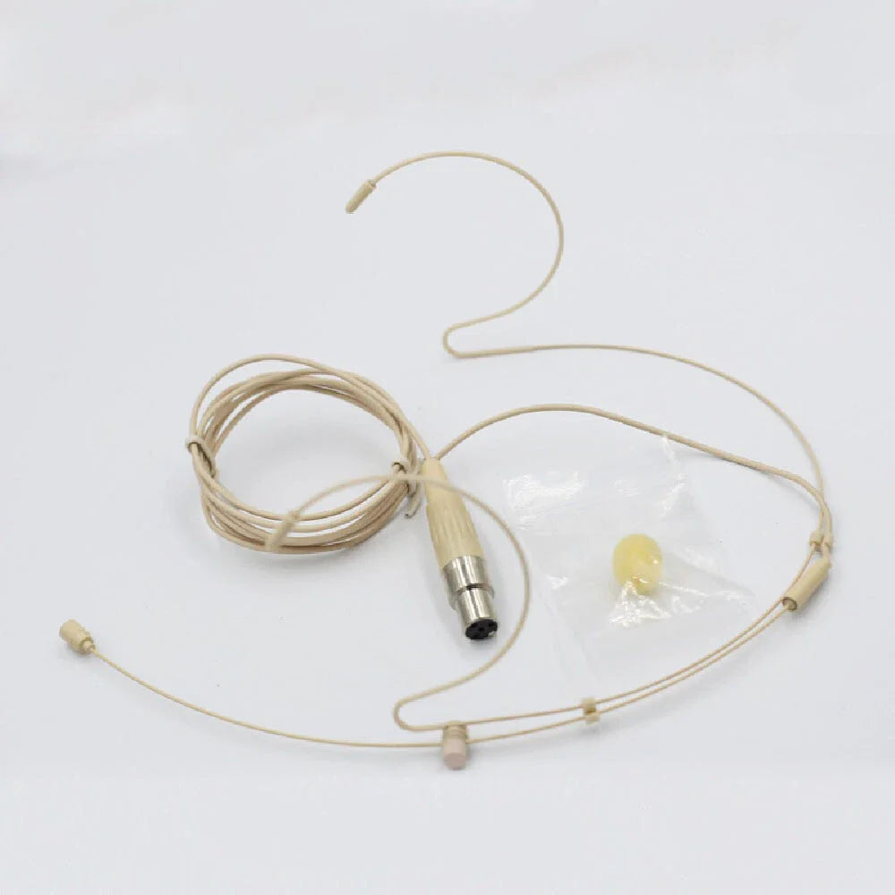 XLR 4Pin TA4F Headset Microphone for Shure Headband Mic Bodypack Transmitter