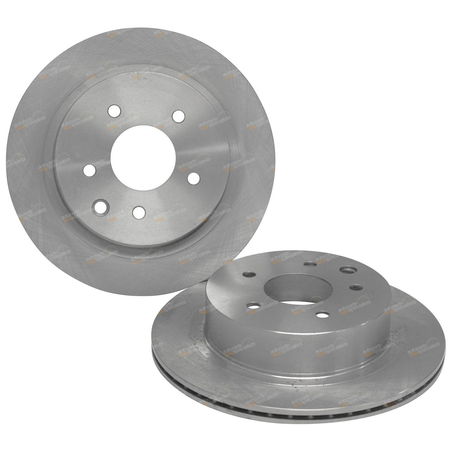 2 Rear Disc Brake Rotors for Nissan X-Trail T30 (2001–2007)