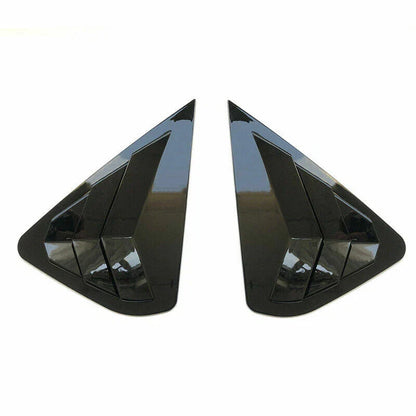 Gloss Black Rear Window Louver Cover Side Vent Nissan Altima Teana (2013–2018)