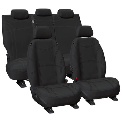Set of 2 Black Neoprene Seat Covers for Ford Ranger (2007–2011)