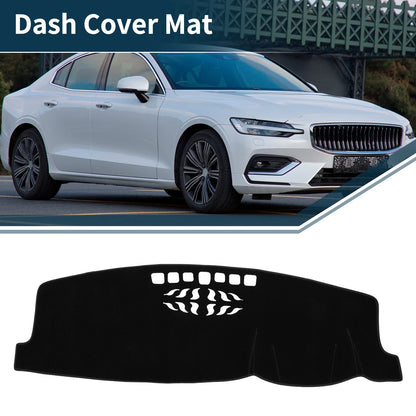 Dashboard Dash Cover Mat for Volvo S90 (2017–2019) Sun Protector Black