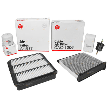 Set of 4 Oil Air Fuel Cabin Filters for Triton ML V6 2006–2009