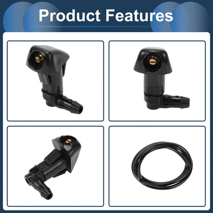 Windshield Washer Nozzle & Fluid Hose for Honda Civic (2016-2021)