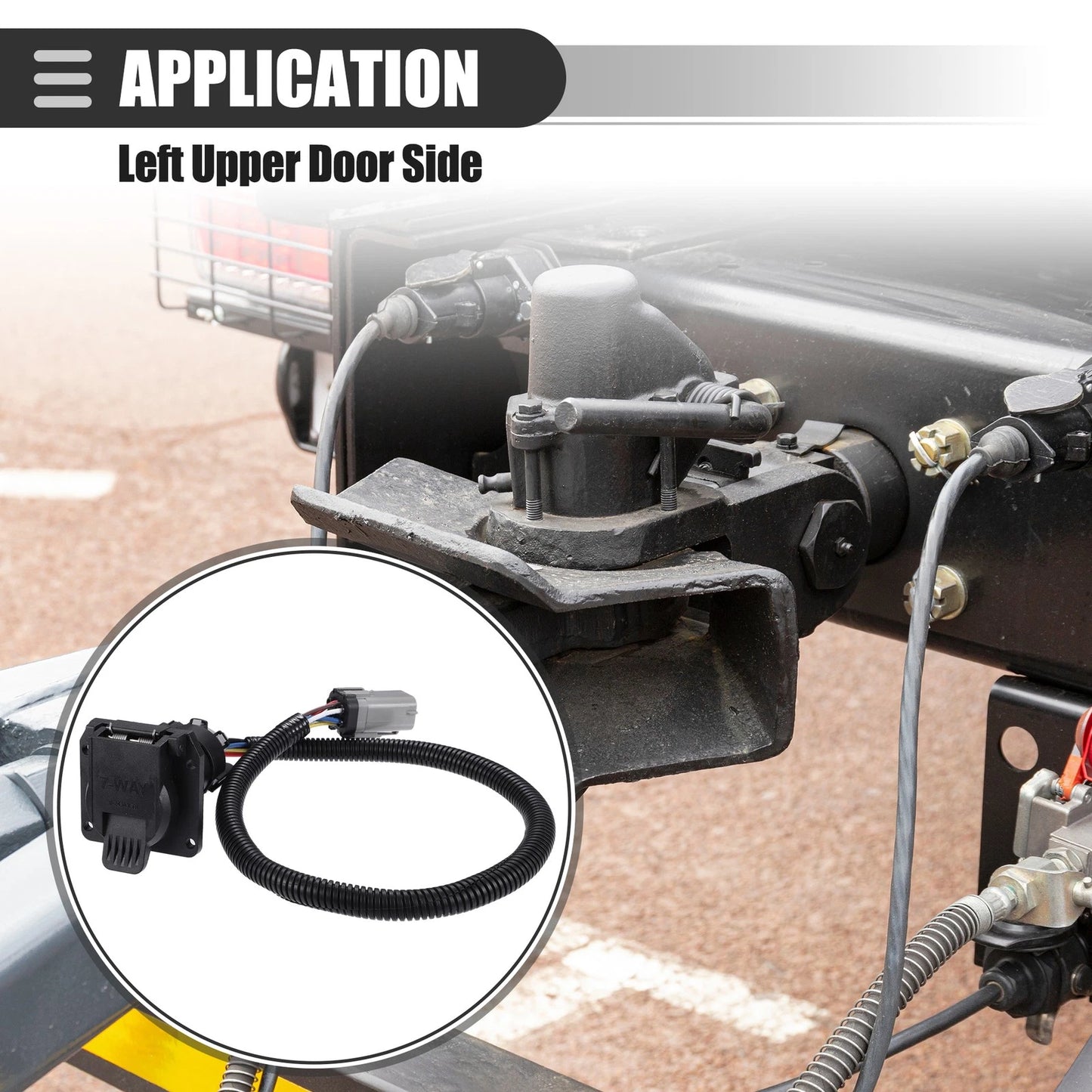 7-Pin Trailer Wiring Harness with Connector for Ford F-250 Super Duty