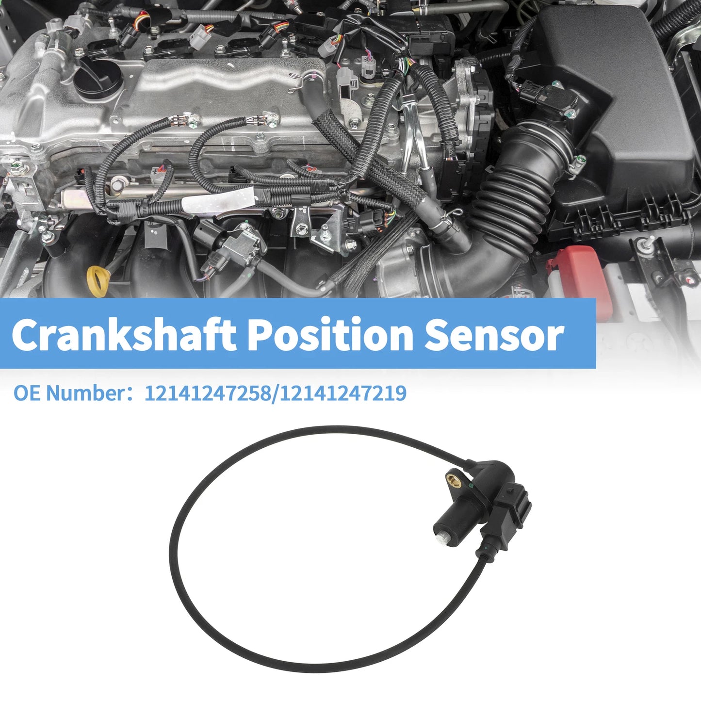 Crankshaft Position Sensor for BMW E34 518i (1989–1994) No. 12141247258