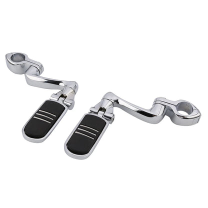 360 Adjustable Highway Foot Pegs 1.25" for Motorcycle Engine Guard