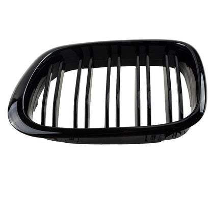 Gloss Black Front Bumper Kidney Grille for BMW 5 Series E39 (1996-2003)