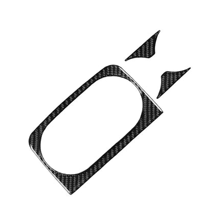Carbon Fiber Rear Water Cup Holder Cover Trim for Ford Ranger (2015-2022)