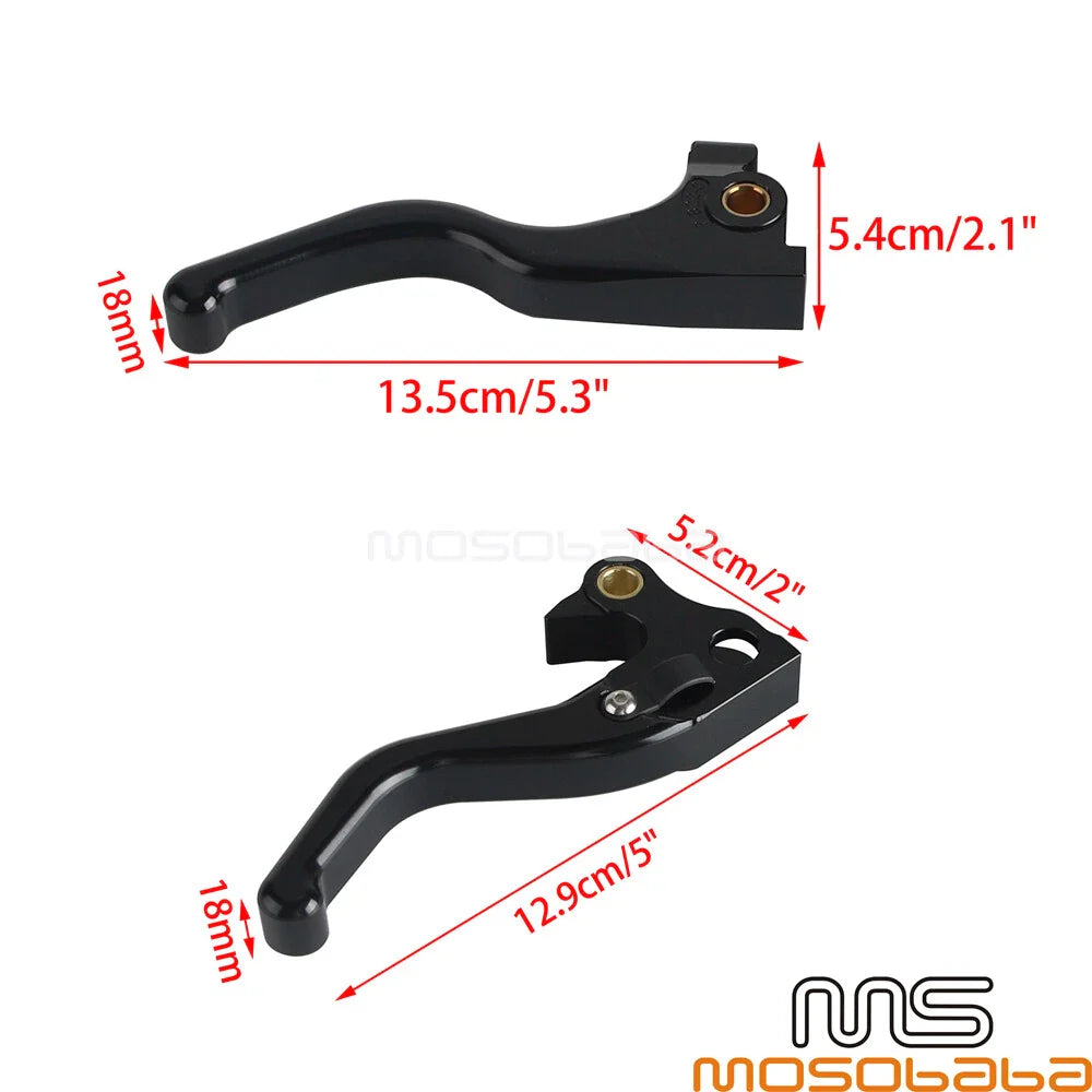 Adjustable Hand Brake Clutch Lever Kit for Harley Sportster Iron XL1200NS (14-22)
