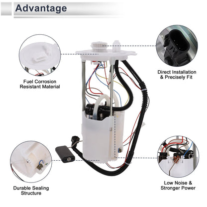 Fuel Pump Assembly for Nissan Rogue (2014–2020) 2.5L Gas No. 17040-4BA0C/170404BA0B